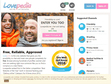 Tablet Screenshot of en.lovepedia.net